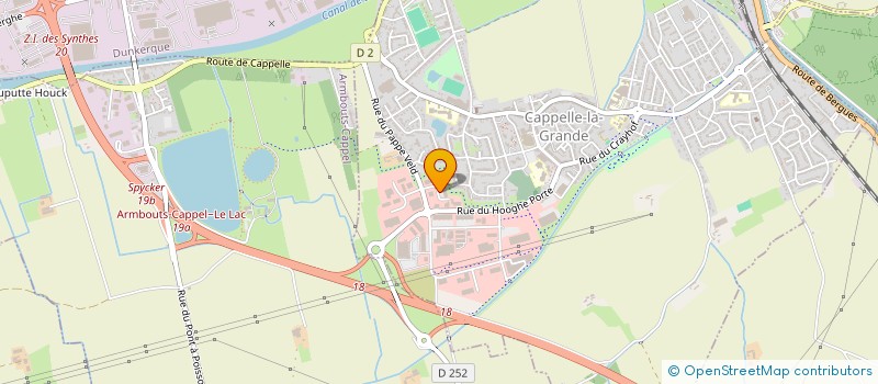 localisation de l'entreprise A2M AUTO DK  CAPPELLE-LA-GRANDE