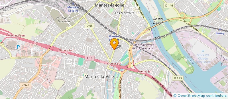 localisation de l'entreprise A2M CREATION à MANTES-LA-VILLE
