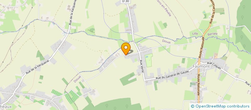 localisation de l'entreprise A2M GROUPE  FAUMONT