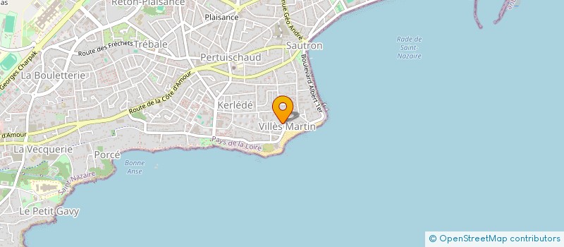 localisation de l'entreprise A2M IMMO  SAINT-NAZAIRE