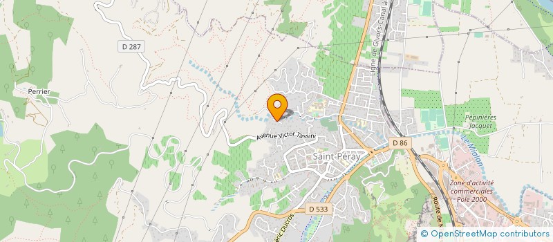 localisation de l'entreprise A2M PLOMBERIE  SAINT-PERAY