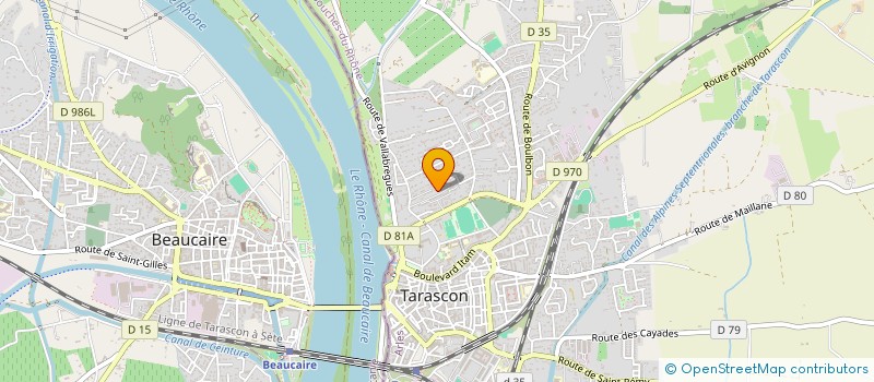 localisation de l'entreprise A2M RESTAURATION à TARASCON
