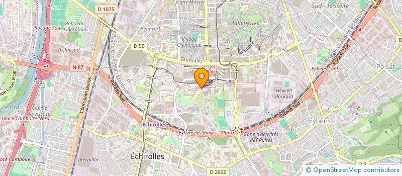 localisation de l'entreprise A2M SOINS  ECHIROLLES