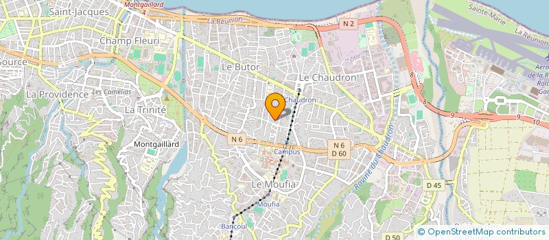 localisation de l'entreprise A2M TELECOM à SAINT-DENIS