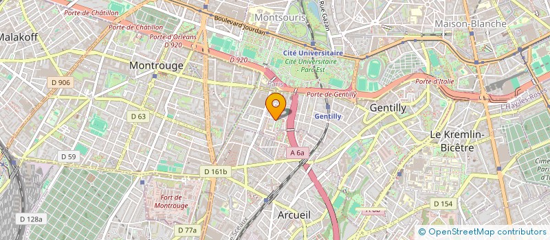 localisation de l'entreprise A2M TRANSPORT à GENTILLY