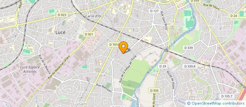 localisation de l'entreprise A2M2 à LUISANT