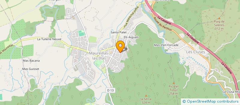 localisation de l'entreprise A2M66  MAUREILLAS-LAS-ILLAS