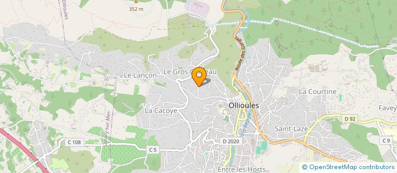 localisation de l'entreprise A2MA à OLLIOULES