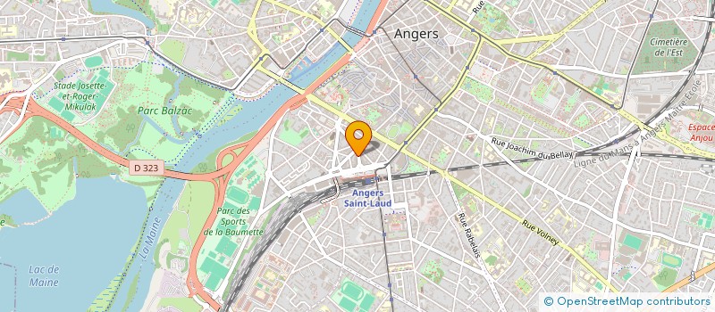 localisation de l'entreprise A2MB à ANGERS