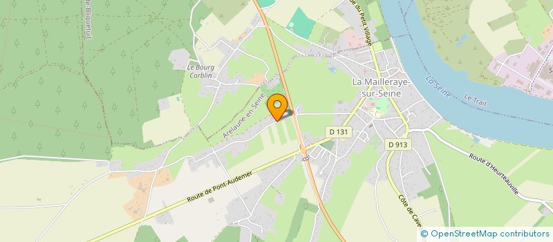 localisation de l'entreprise A2MC à ARELAUNE-EN-SEINE
