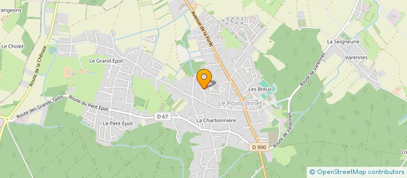localisation de l'entreprise A2ME à LE POINCONNET