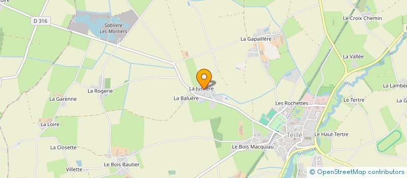 localisation de l'entreprise A2MF  TEILLE