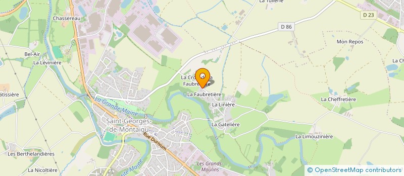 localisation de l'entreprise A2MGC à MONTAIGU-VENDEE