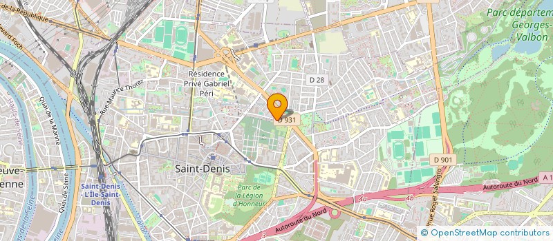 localisation de l'entreprise A2MH à SAINT-DENIS