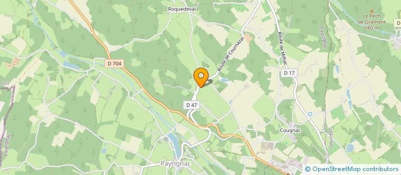 localisation de l'entreprise A2MI  PAYRIGNAC