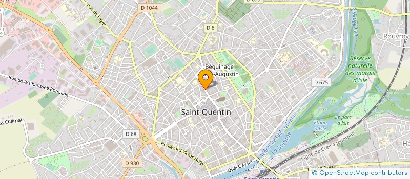 localisation de l'entreprise A2MICILE 02 à SAINT-QUENTIN