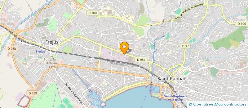 localisation de l'entreprise A2MICILE 83 à SAINT-RAPHAEL