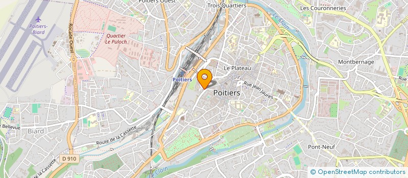 localisation de l'entreprise A2MICILE 86  SAINT-BENOIT