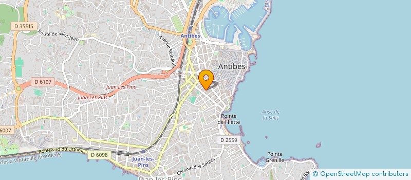 localisation de l'entreprise A2MICILE ANTIBES à ANTIBES