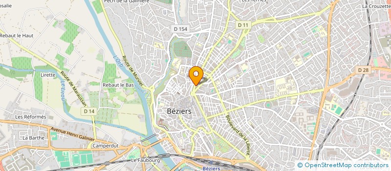 localisation de l'entreprise A2MICILE BEZIERS  BEZIERS