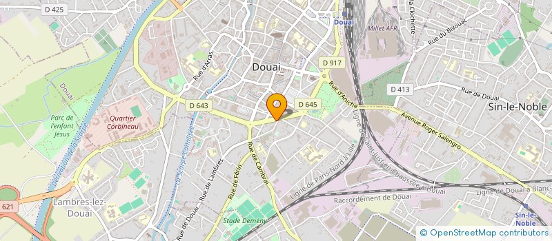 localisation de l'entreprise A2MICILE DOUAISIS à DOUAI