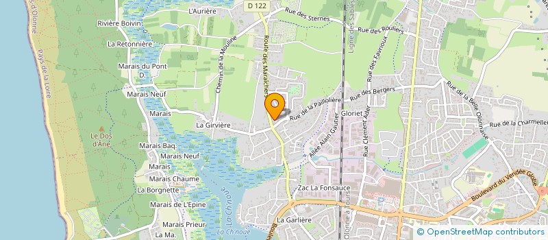 localisation de l'entreprise A2MICILE LES SABLES D'OLONNE à LES SABLES D'OLONNE