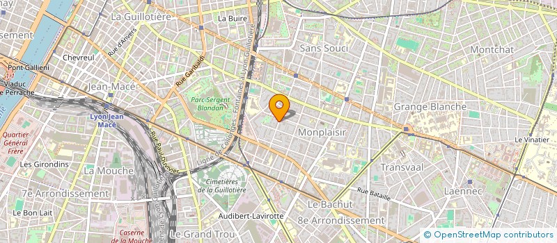 localisation de l'entreprise A2MICILE LYON 1 à LYON