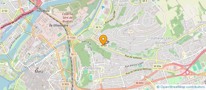 localisation de l'entreprise A2MICILE METZ  SAINT-JULIEN-LES-METZ