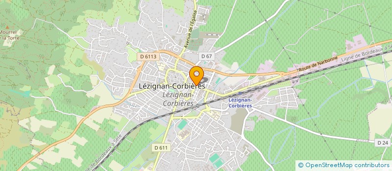 localisation de l'entreprise A2MICILE NARBONNE à LEZIGNAN-CORBIERES