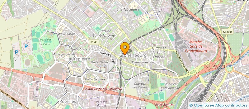 localisation de l'entreprise A2MICILE REGION NORD à STRASBOURG