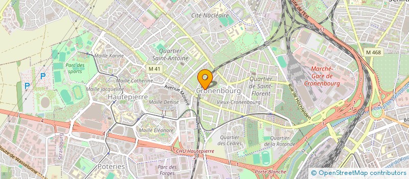 localisation de l'entreprise A2MICILE RH  STRASBOURG