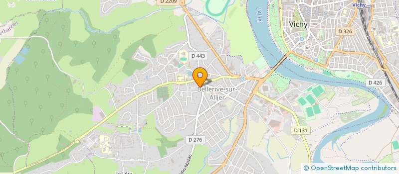 localisation de l'entreprise A2MICILE VICHY à BELLERIVE-SUR-ALLIER
