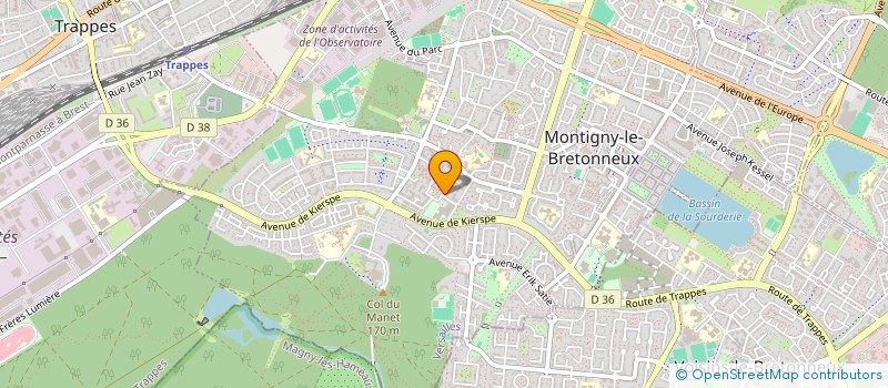 localisation de l'entreprise A2MICILE YVELINES SUD à MONTIGNY-LE-BRETONNEUX