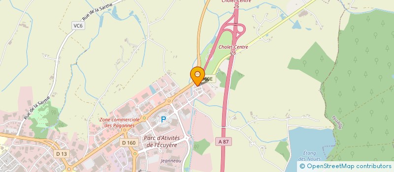 localisation de l'entreprise A2ML FINANCES  LA TESSOUALLE