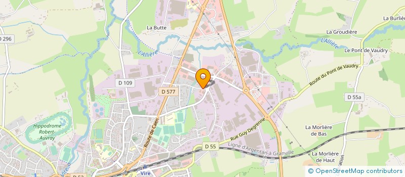 localisation de l'entreprise A2MO à VIRE-NORMANDIE