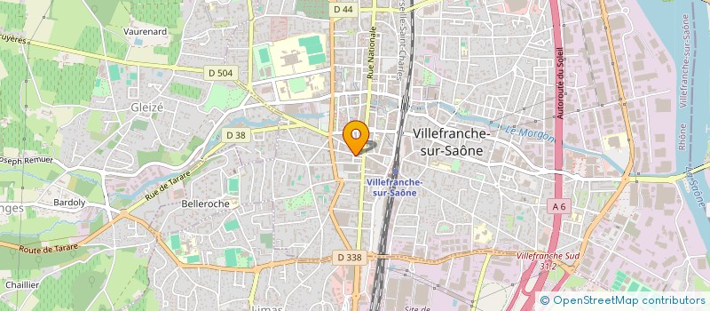 localisation de l'entreprise A2MO à VILLEFRANCHE-SUR-SAONE