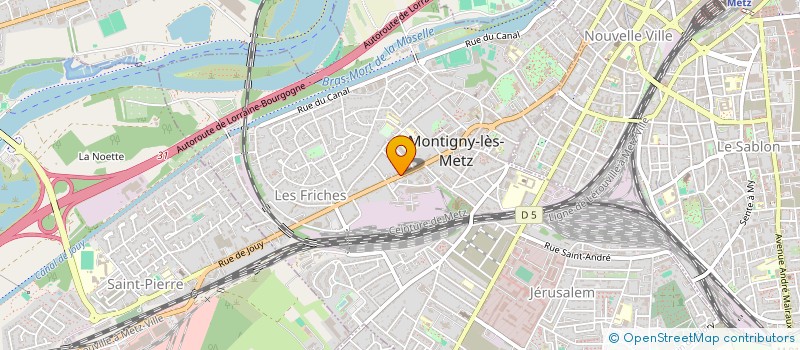 localisation de l'entreprise A2MO à MONTIGNY-LES-METZ