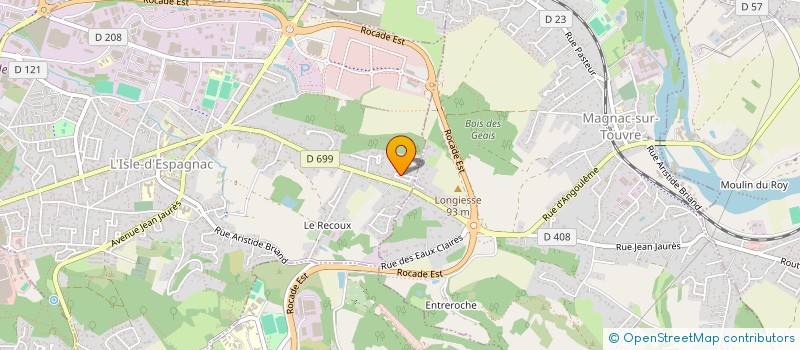 localisation de l'entreprise A2MP  L'ISLE-D'ESPAGNAC