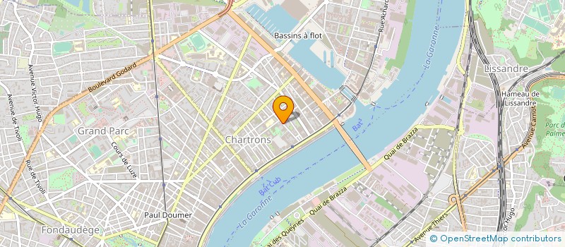 localisation de l'entreprise A2MP COMMUNICATION à BORDEAUX