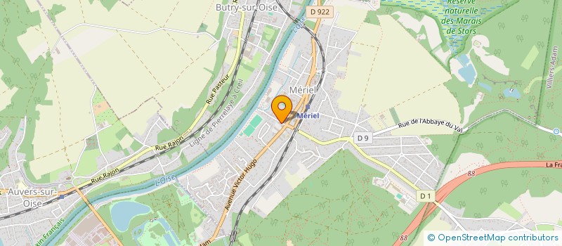 localisation de l'entreprise A2MT ELEC  MERIEL