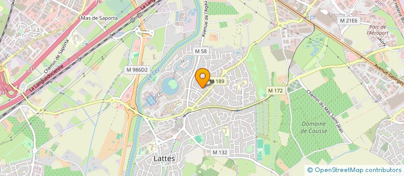 localisation de l'entreprise A2N à LATTES