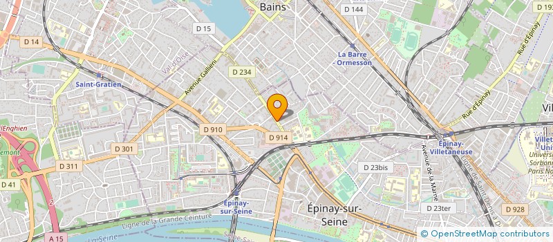 localisation de l'entreprise A2N BATIMENT à EPINAY-SUR-SEINE