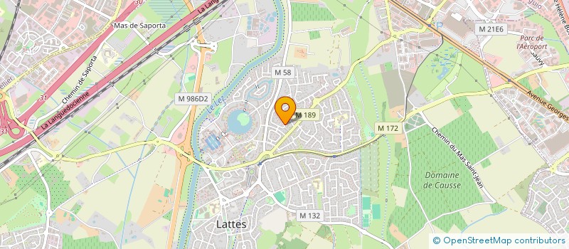 localisation de l'entreprise A2N IMMO  LATTES