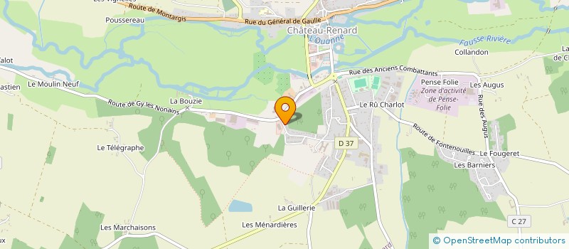 localisation de l'entreprise A2NA  CHATEAU-RENARD