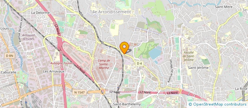 localisation de l'entreprise A2NC à MARSEILLE
