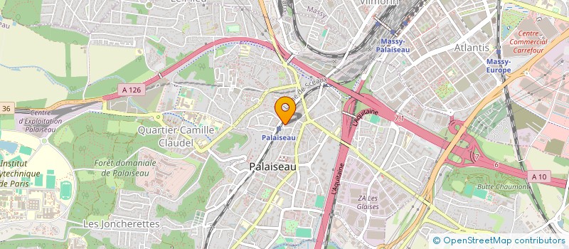 localisation de l'entreprise A2NY à PALAISEAU