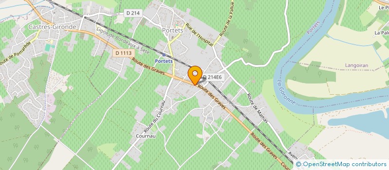 localisation de l'entreprise A2O à PORTETS