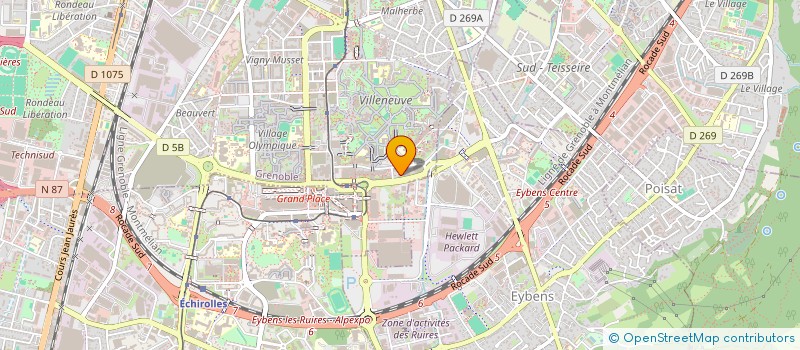 localisation de l'entreprise A2P à GRENOBLE