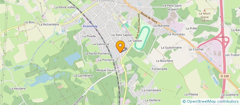 localisation de l'entreprise A2P  ECOMMOY