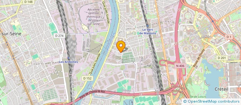 localisation de l'entreprise A2P CLEANING à ALFORTVILLE